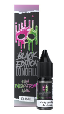 Longfill Dark Line Black Edition 9ml - KIWI PASSIONFRUIT LIME