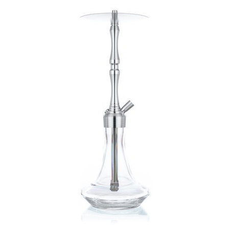 Wasserpfeife Aladin Rocket Silver Clear