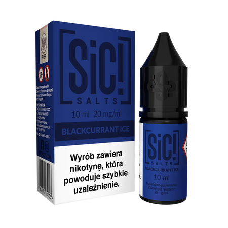 Liquid SIC! Salt 10ml - Blackcurrant Ice 20mg