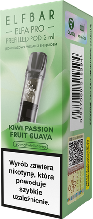 Kartusche ELFBAR Elfa Pro Pod Kiwi Passion Fruit Guava 20mg 2ml