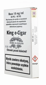 Baza nikotynowa King E-Cigar 6 x 10ml 60/40 - 18mg