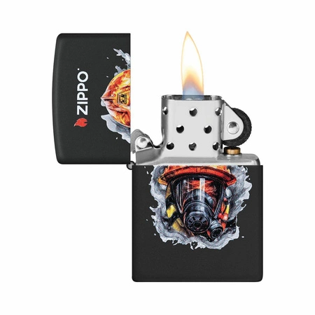 ZIPPO - Firefighter Black Matte