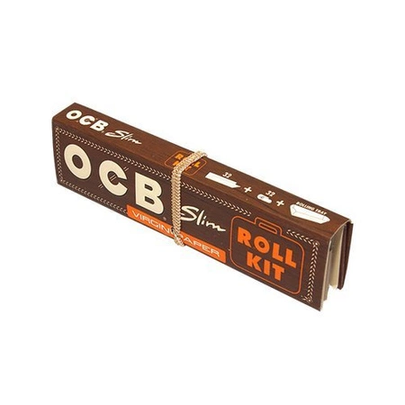 Bibułki OCB Virgin Slim + Fil.(Roll Kit)