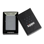 Feuerzeug ZIPPO - REG FLAT GREY