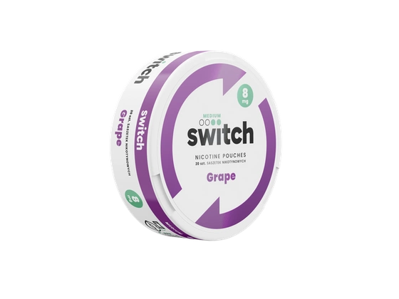 Saszetki nikotynowe Switch - Grape 8mg