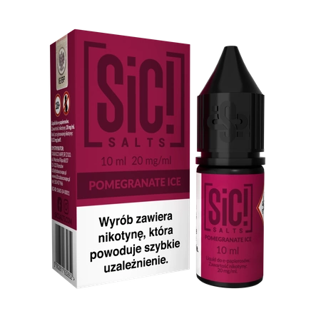 Liquid SIC! Salt 10ml - Pomagranate Ice 20mg