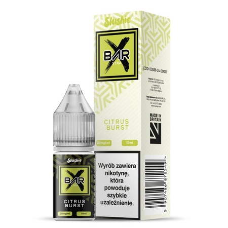 E-liquid Slushie Bar Salt 10ml - Citrus Burst 20mg