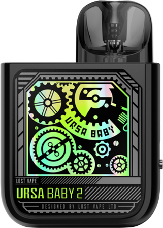 E-Zigarette POD Lost Vape Ursa Baby 2 - Pop Black x Time Gear