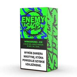 E-liquid Enemy Salts 9ml - Grape Ice 18mg