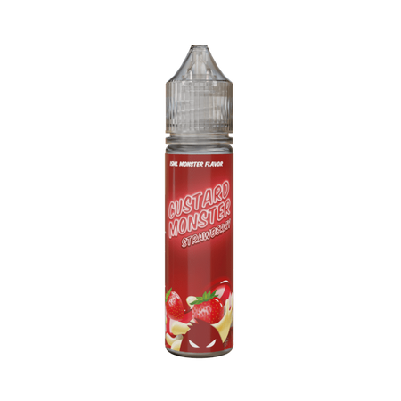 Longfill CUSTARD MONSTER 15/60ml - Strawberry Custard