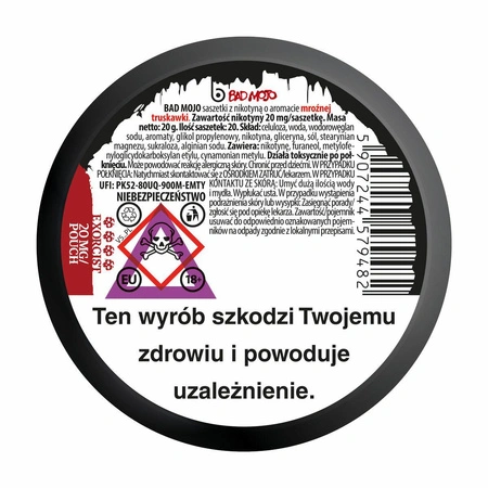 Woreczki Nikotynowe BAD MOJO Red Terror 4/4 EXORCIST