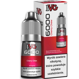 Liquid IVG 6000 Nicotine Salt 10ml - Cherry Chew 20mg