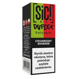 Liquid SIC! NIC 8ml - Strawberry Rhubarb 6mg