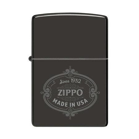 Feuerzeug ZIPPO - BLACK ZIPPO DESIGN