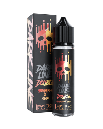 Longfill Dark Line Double 8/60ml - Strawberry Mango