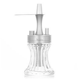Waterpipe Aladin 2Go Alu Silver + Case