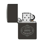 Zapalniczka ZIPPO - BLACK ZIPPO DESIGN