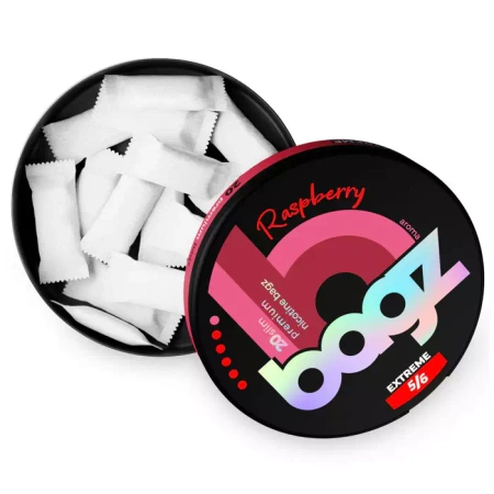 Nicotine sachets BAGZ Raspberry EXTREME 5/6 20mg