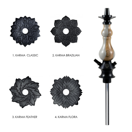 Shisha-Säule Karma 0.1 Walnut Gray