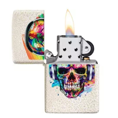 Feuerzeug ZIPPO SKULL HEADPHONES