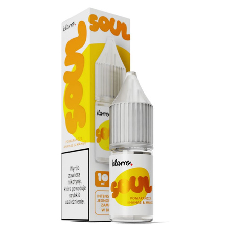 Liquid Klarro Soul Salt 10ml - Orange Ananas Mango 20mg