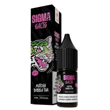 Liquid Sigma Salt 10ml - Matcha Bubble Tea 20mg