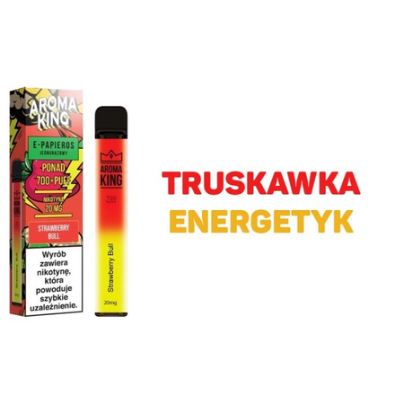 E-Zigarette Einweg AROMA King Strawberry Bull 20mg