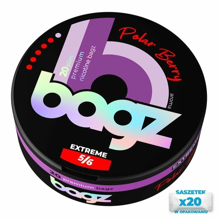 Woreczki Nikotynowe Bagz Polar Berry 5/6 EXTREME