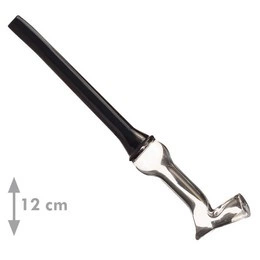 Glass pipe 08 - Bent (12cm)