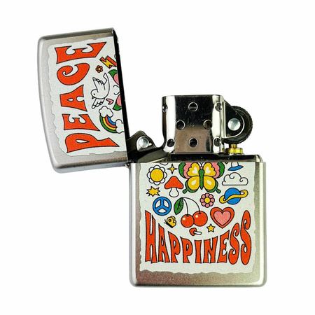 Feuerzeug ZIPPO - PEACE AND HAPPINESS