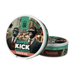 Nicotine Pouche Aroma King NoNic Super Kick - Peach Ice 5mg