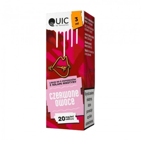 Liquid QUIC Salt 3ml - Czerwone Owoce 20mg