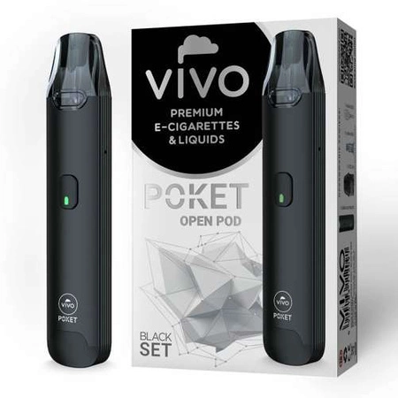 E-Cigarette Vivo Poket - OPEN POD (Black)