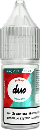 Liquid DUO 10ml - Jabłko Menthol 6mg