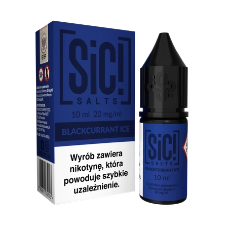 Liquid SIC! Salt 10ml - Blackcurrant Ice 20mg