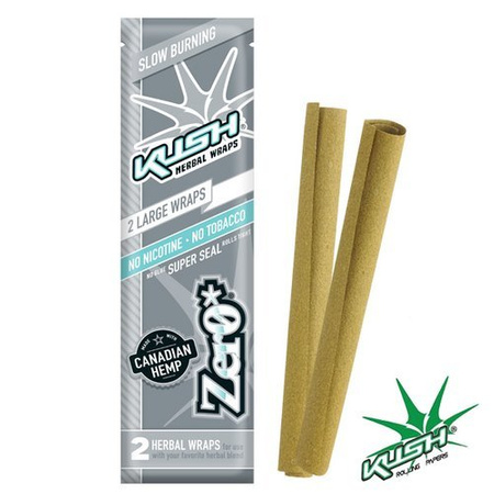 Zigarettenpapier Kush Herbal Wraps x2 Zero