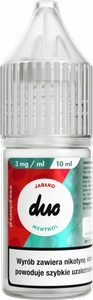 Liquid DUO 10ml - Jabłko Menthol 3mg