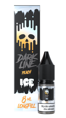 Longfill Dark Line Ice 8ml - Peach