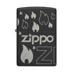 ZIPPO - ZIPPO Black Matte With Chrome