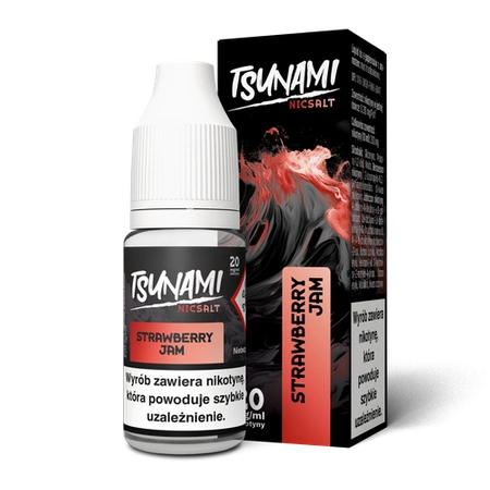 Liquid Tsunami Salt 10ml - Strawberry Jam 20mg