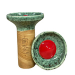 Shisha-Kopf Oblako Flow Red On Pistachio