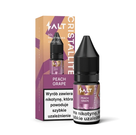 E-Liquid Crystallite 10ml - Peach Grape 20mg
