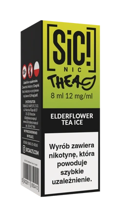 E-Liquid SIC! NIC 8ml - Elderflower Tea Ice 12mg
