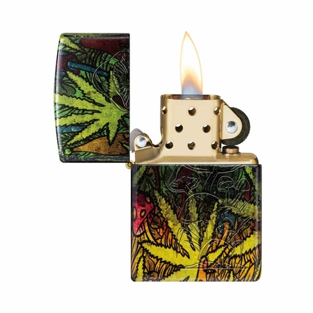 Zapalniczka ZIPPO - COUNTER CULTURE LEAVES