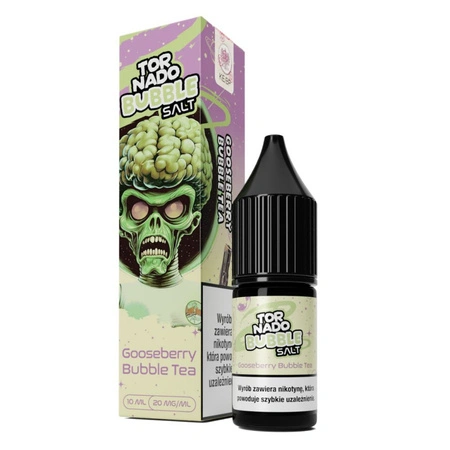 E-Liquid Tornado Salt 10ml - Gooseberry Bubble Tea 20mg
