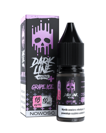 Liquid Dark Line Nicotine+ 10ml - Grape Ice 18mg