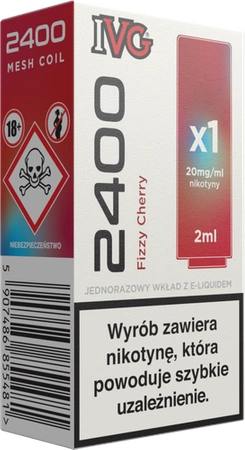 Wkład IVG 2400 Fizzy Cherry 20mg 2ml