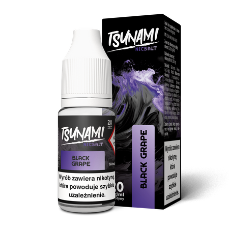 Liquid Tsunami Salt 10ml - Black Grape 20mg