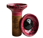 Shisha-Kopf Oblako Flow Black On Burgundy