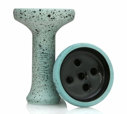 Hookah Bowl Oblako Mono Black Dark Light Blue